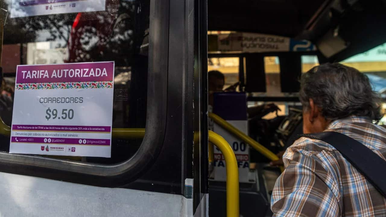 Transporte público aumento