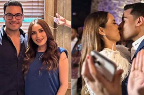 Carlos Rivera y Cynthia Rodríguez protagonizaron apasionante momento en la Arena de CDMX