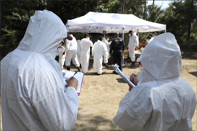 Exhumación en la CDMX