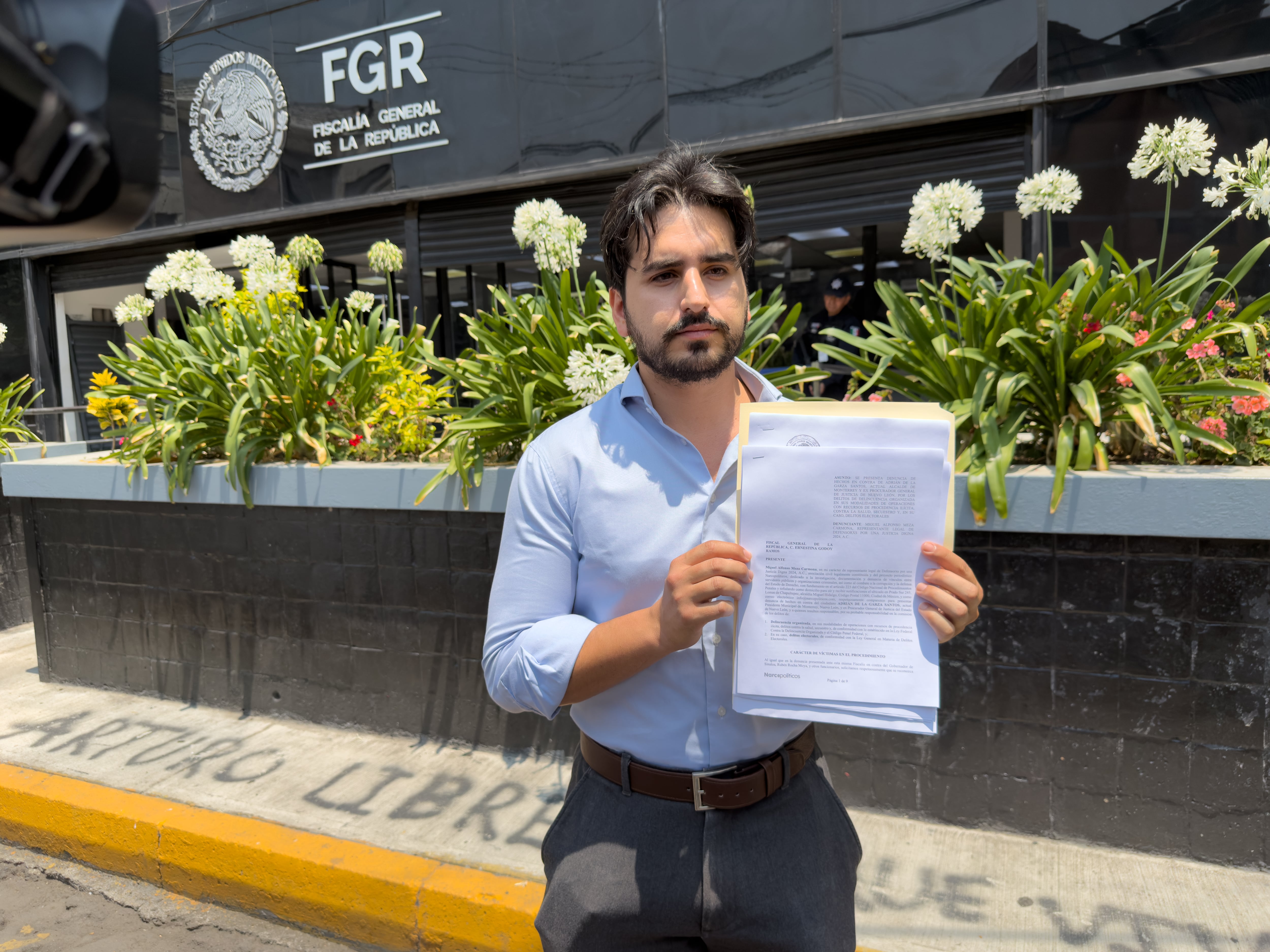 Acusan al alcalde de Monterrey de recibir pagos del crimen organizado y proteger operaciones del narcotráfico. Foto: Farid Eduardo / Publimetro