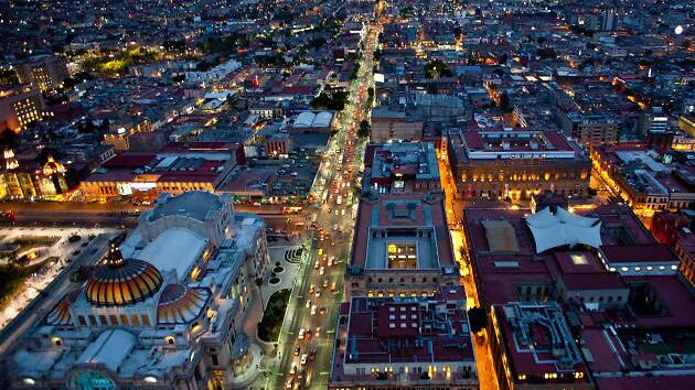 CDMX de noche.