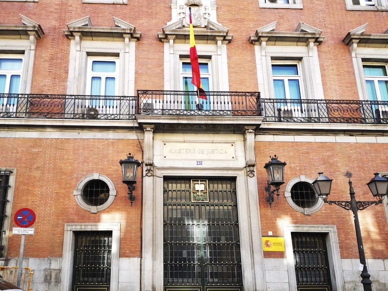 Ministerio de Justicia en España