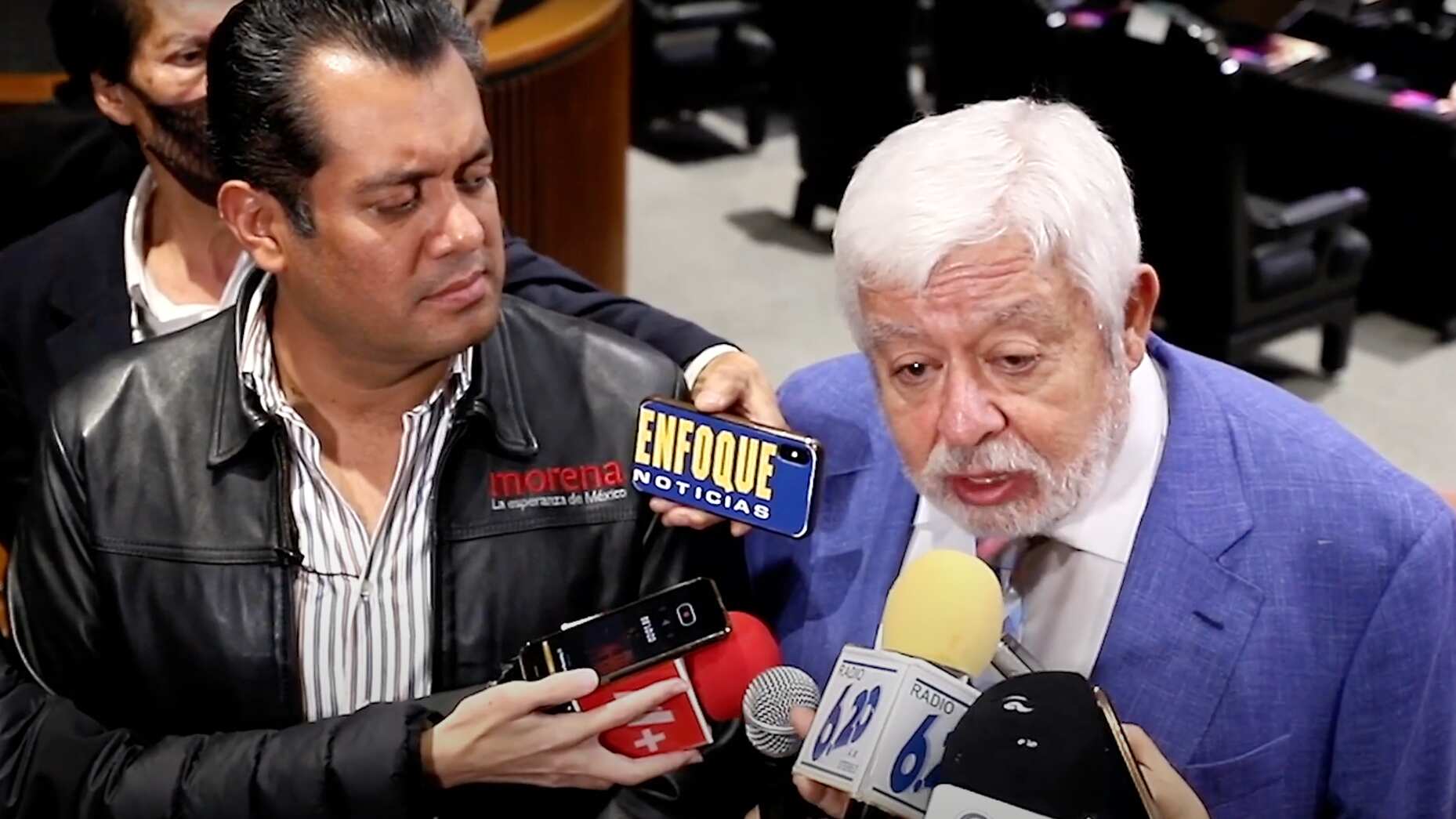 Jaime Maussan y Morena preparan reforma para vigilar el espacio aéreo mexicano (Diputados / YouTube)