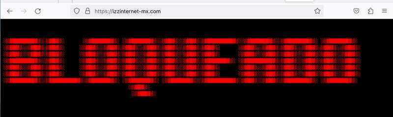 El sitio se bloquea si el usuario ingresa desde una computadora de escritorio.