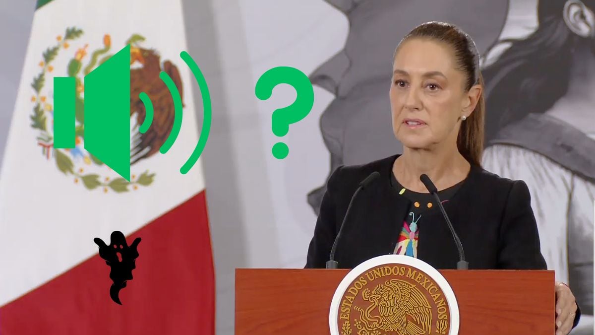 Extraño sonido interrumpe la mañanera de Sheinbaum: así reaccionó la presidenta