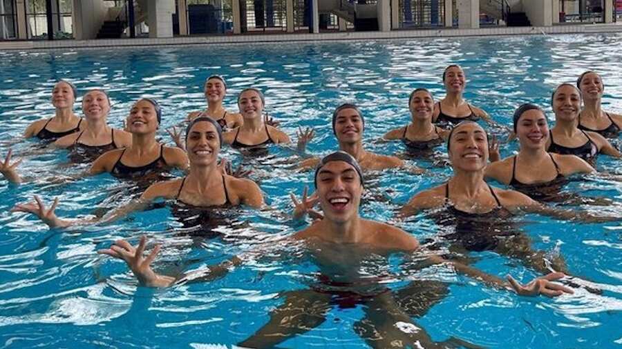 Equipo natación artística México