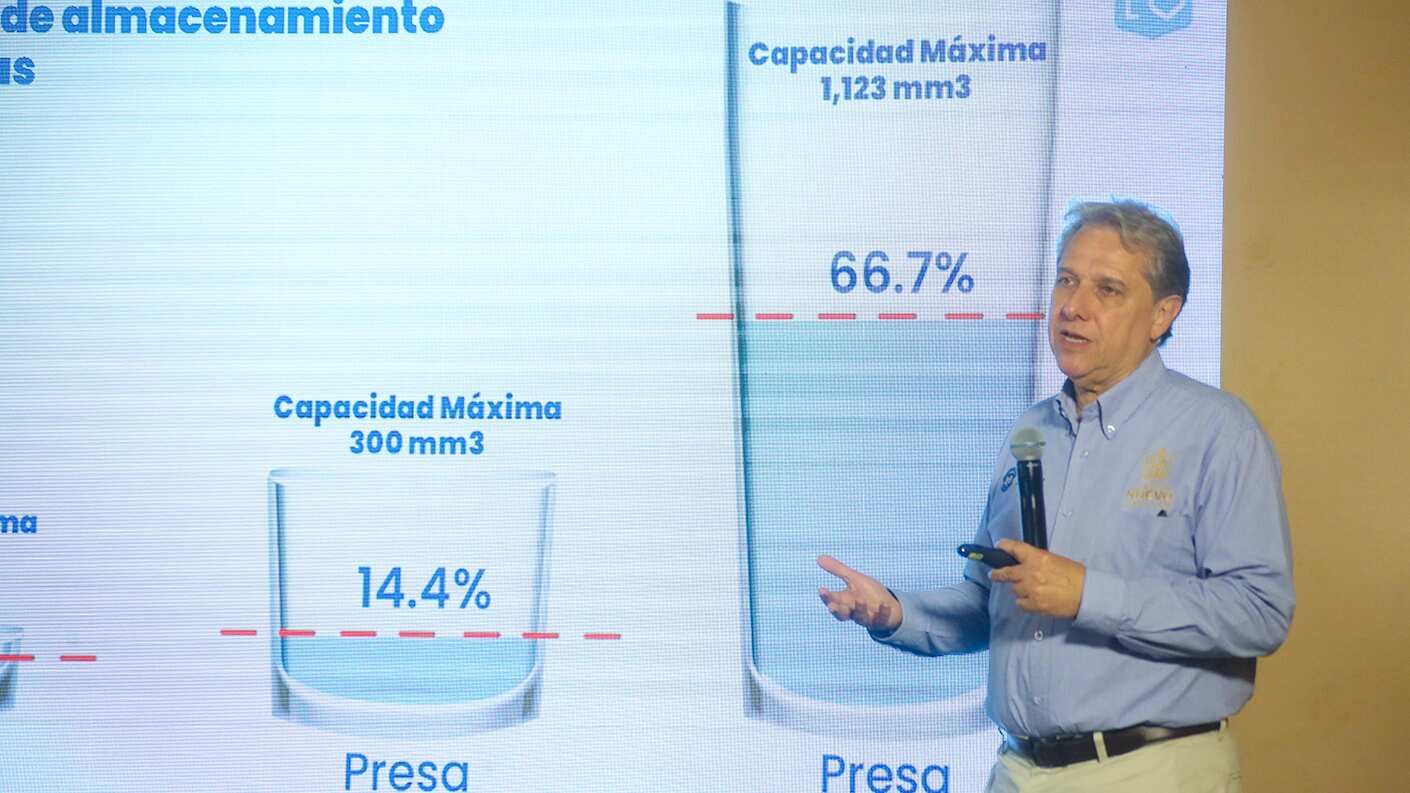 A pesar de las buenas noticias Juan Ignacio Barragán exhorta a la población a continuar cuidando del líquido.
