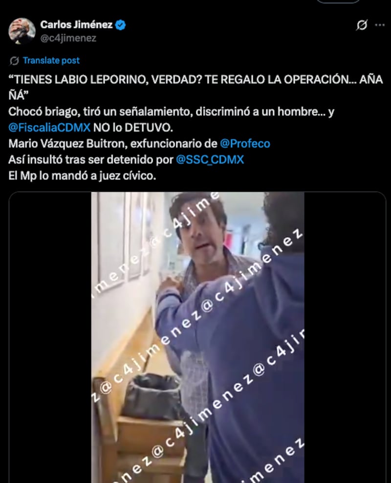 Exfuncionario de Profeco borracho