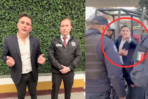 RuAbogado reconoce nueva policía de Naucalpan en TikTok... y lo detienen en ese municipio