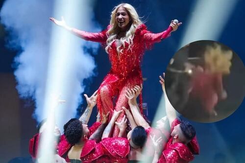 Video: Yuri sufre aparatosa caída durante concierto en Tampico; ¿cómo se encuentra?