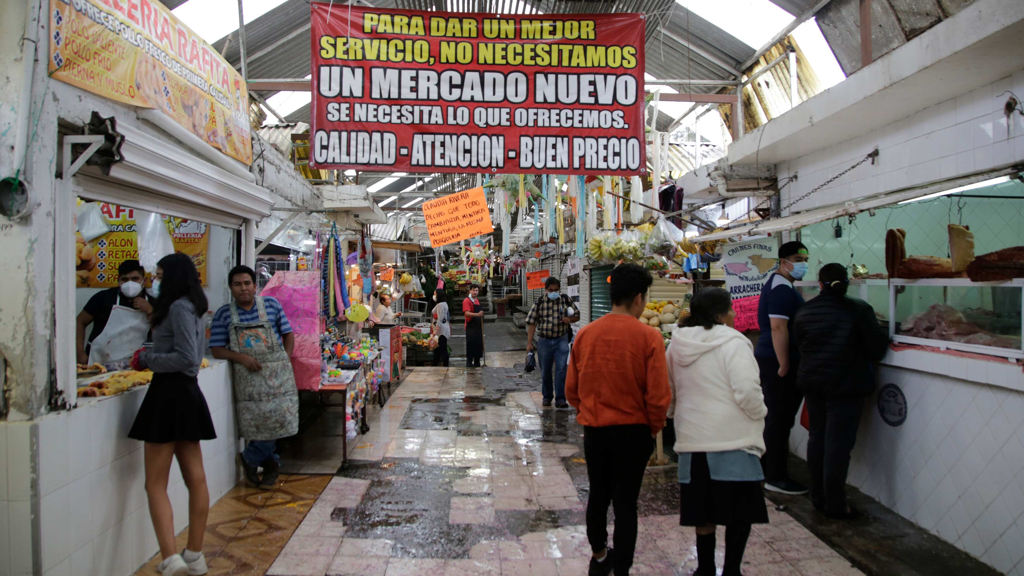 Sedatu cancela obras en el Mercado Amalucan