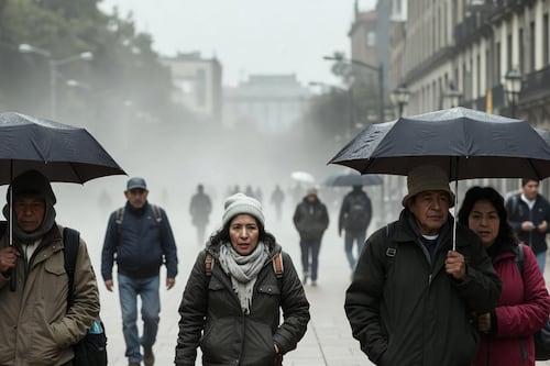 Pronóstico del clima martes 23: CDMX enfrenta lluvias y bajas temperaturas