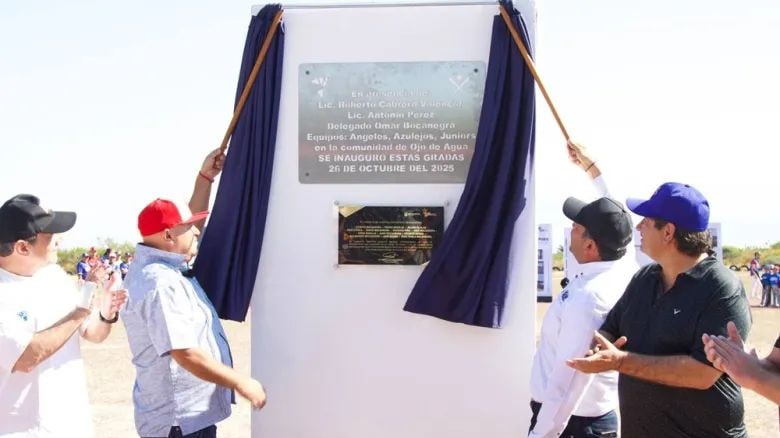 Ojo de Agua estrena gradas y arranca la Liga de Béisbol 2025-2026