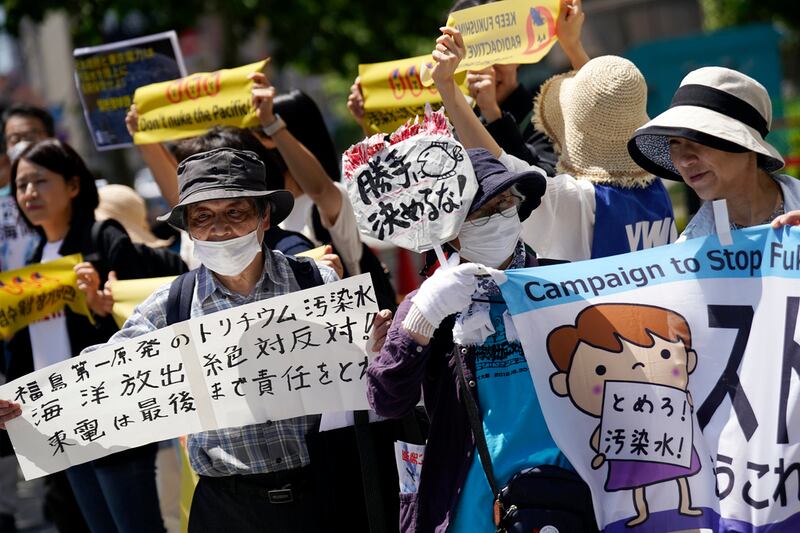 Protestas-en-Japón-por-vaciado-de-agua-contaminada-al-mar