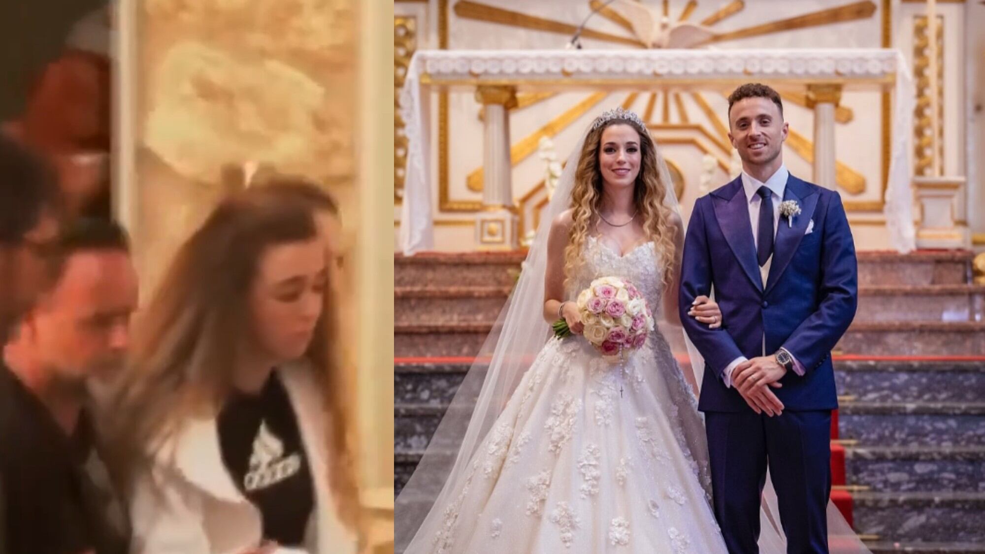 Diogo Jota y Rute Cardoso