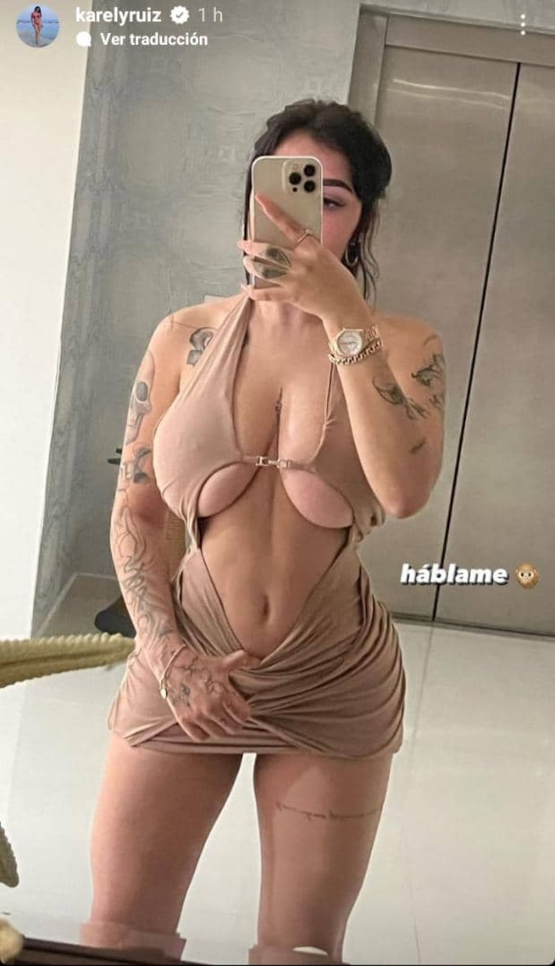“Soy una potra divina”: Karely Ruiz incita a sus seguidores con explosivas poses