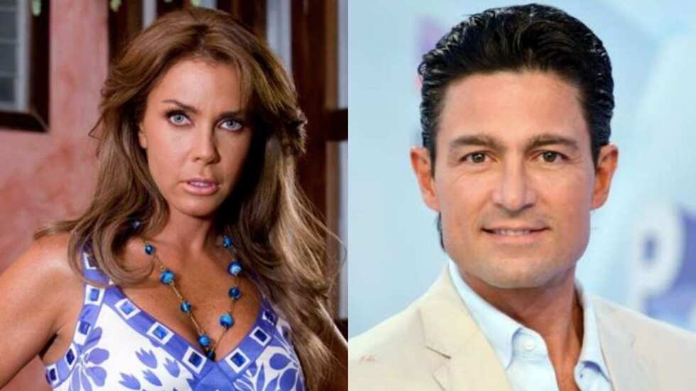 Sabine Moussier y Fernando Colunga