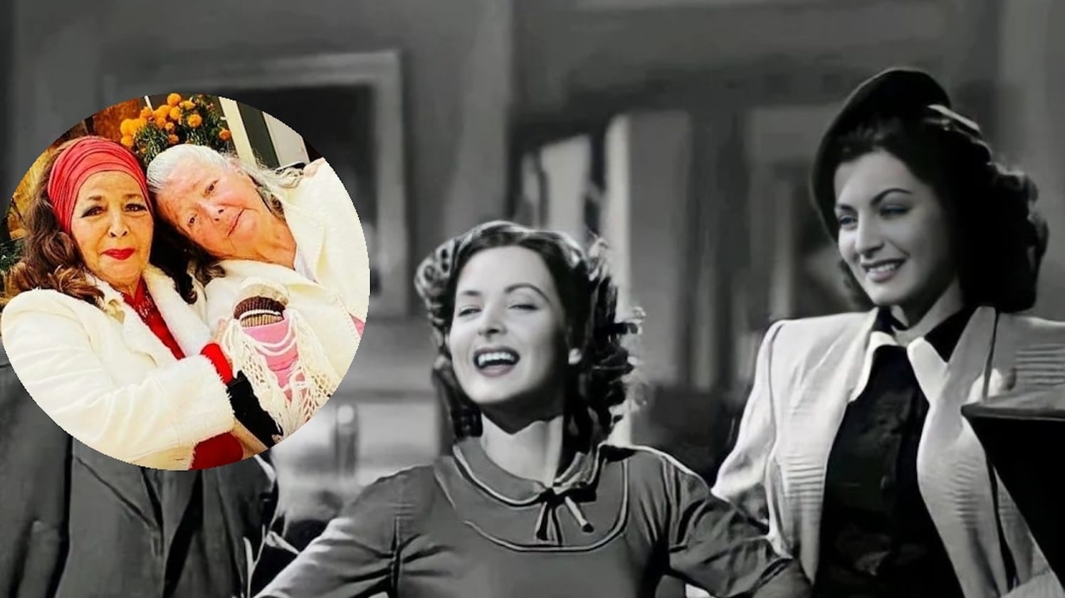 Las actrices de la época de oro del cine mexicano se reencuentran frente a las cámaras.