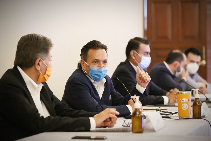 Autoridades de la Junta de Coordinación Metropolitana