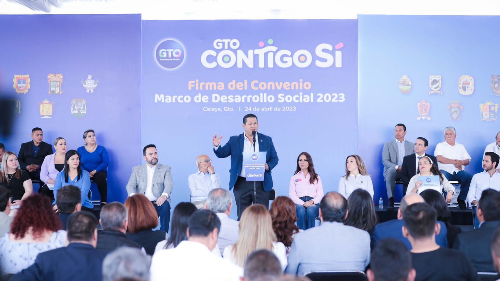 Gobierno de Guanajuato y municipios firman convenio para desarrollo social