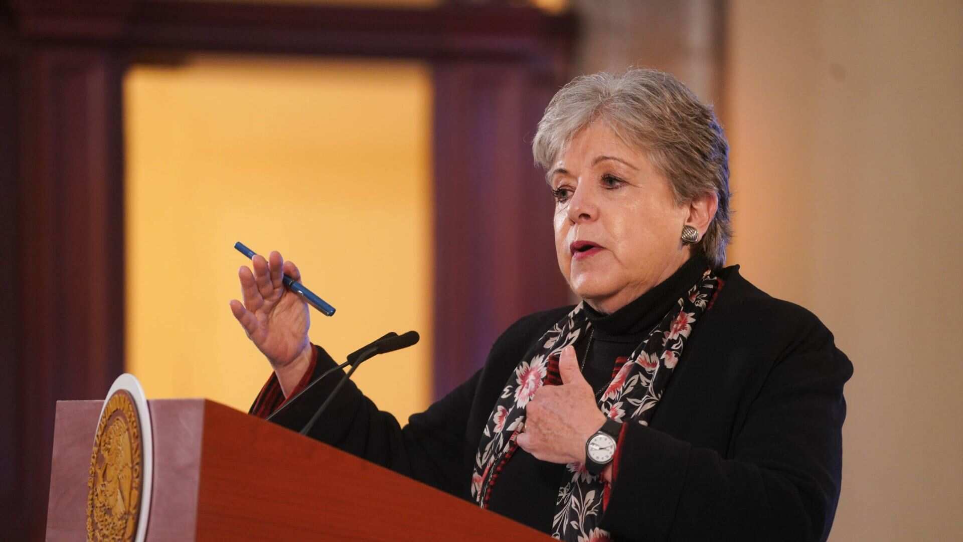 Alicia Bárcena muestra músculo para defender medio ambiente