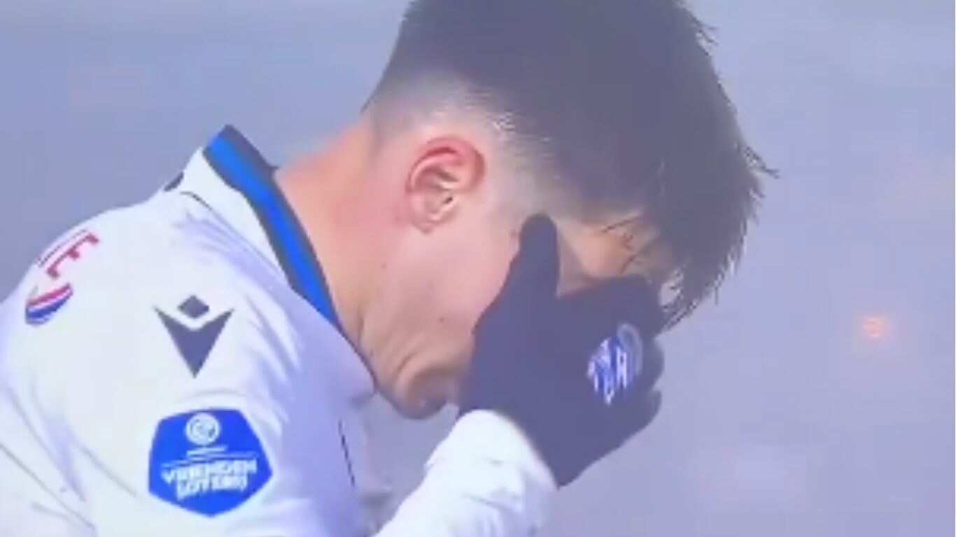 ¿Por qué se le salió el ojo al futbolista?