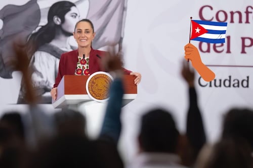 Sheinbaum defiende apoyo a Cuba y dice “nos sentimos orgulloso, no hay nada que esconder”