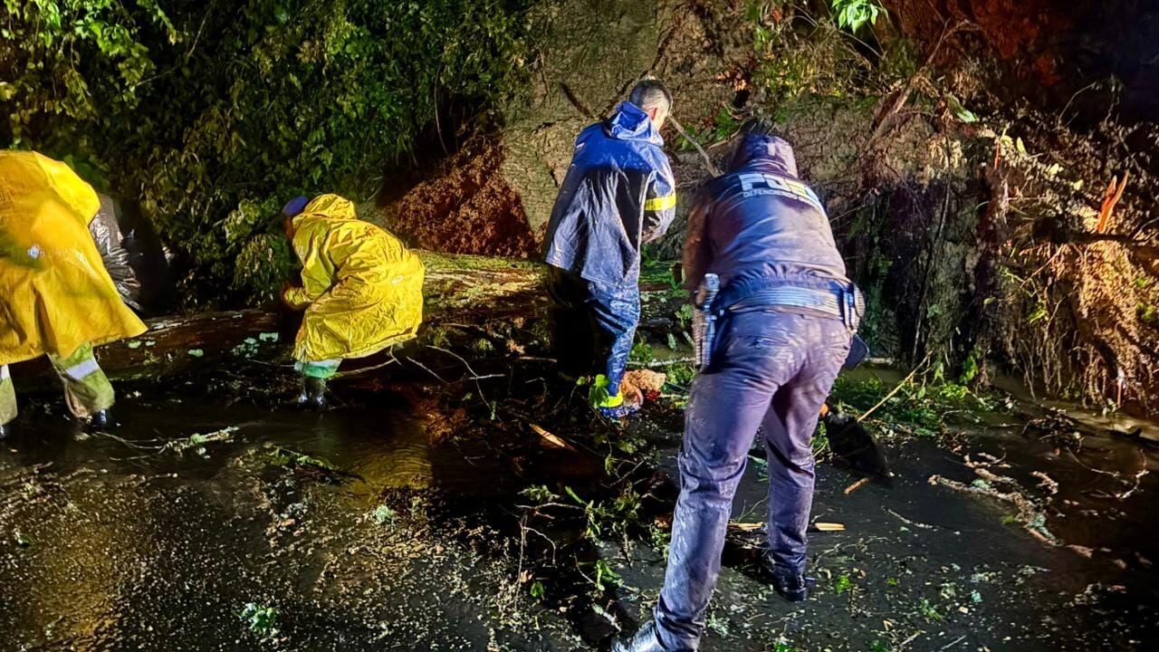 Autoridades estatales atendieron afectaciones por lluvias en la Sierra Gorda