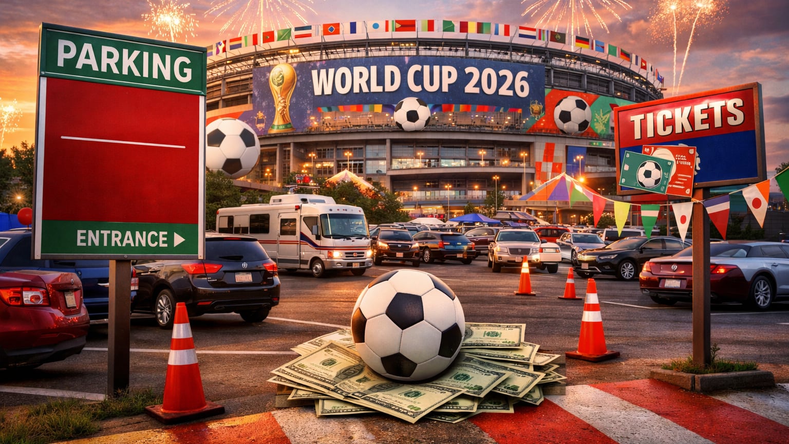 Estacionamiento en el Mundial será más caro que un boleto.