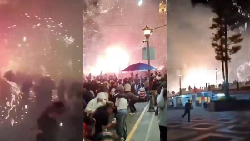 Tragedia en fiesta patronal en Estado de México.