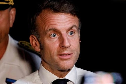 Macron anuncia postergación de cumbre palestino-israelí