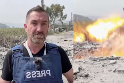 Video capta presunto ataque de Israel contra periodistas de RT en Líbano