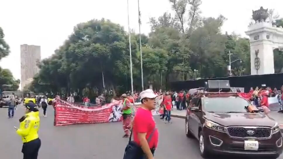 La CNTE marcha en la CDMX