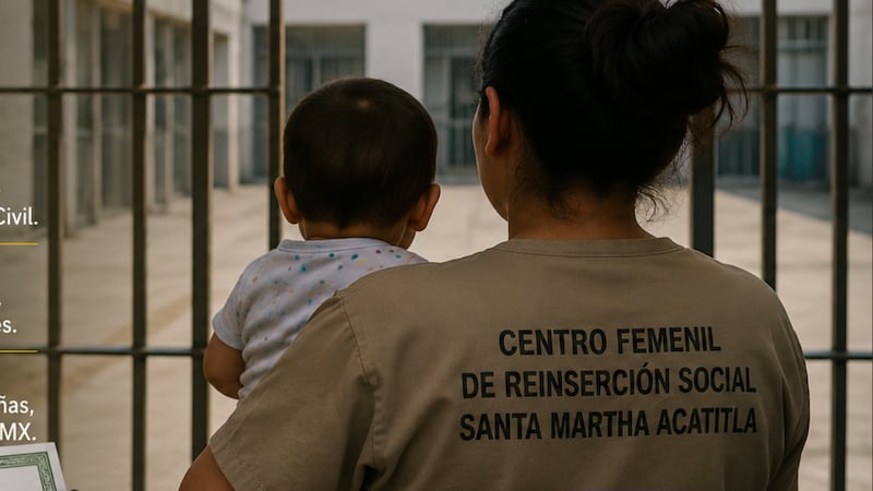 Los “niños invisibles” de las cárceles en CDMX ya deberán ser registrados ante el Registro Civil