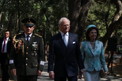 Primer día de actividades en la visita oficial de los Reyes de Suecia en México.