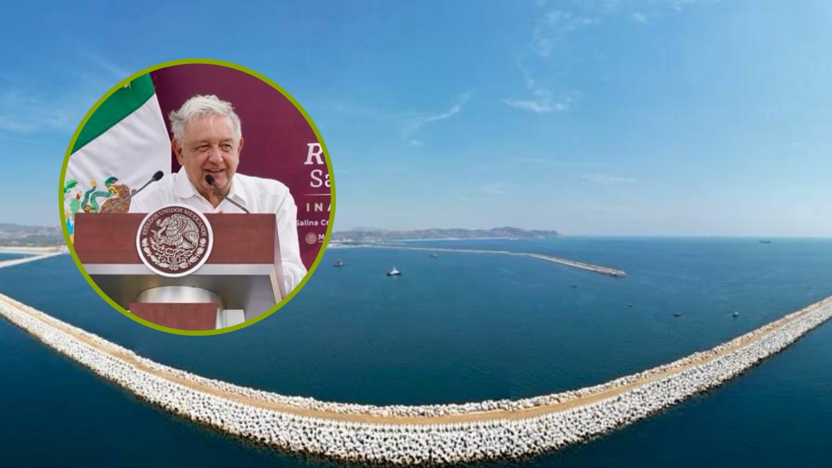 AMLO en Salina Cruz, Oaxaca