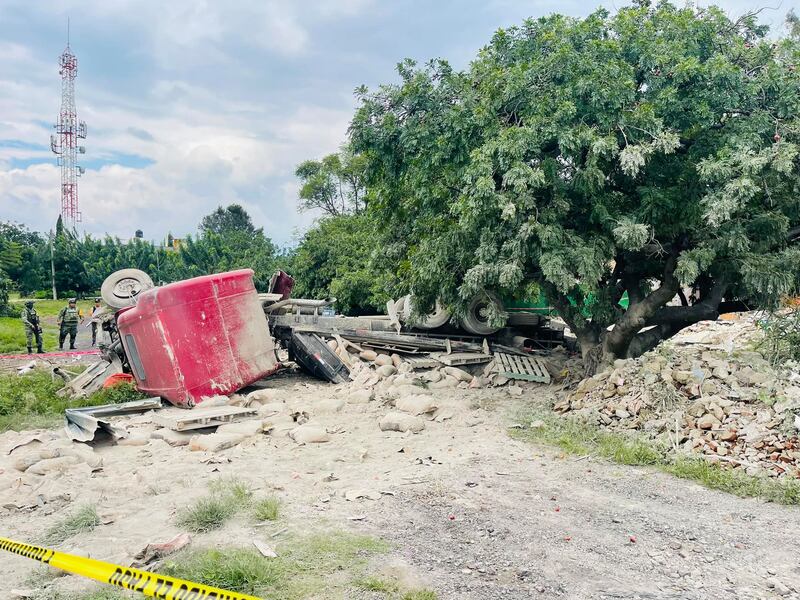 Accidente en la carretera México-Cuautla.