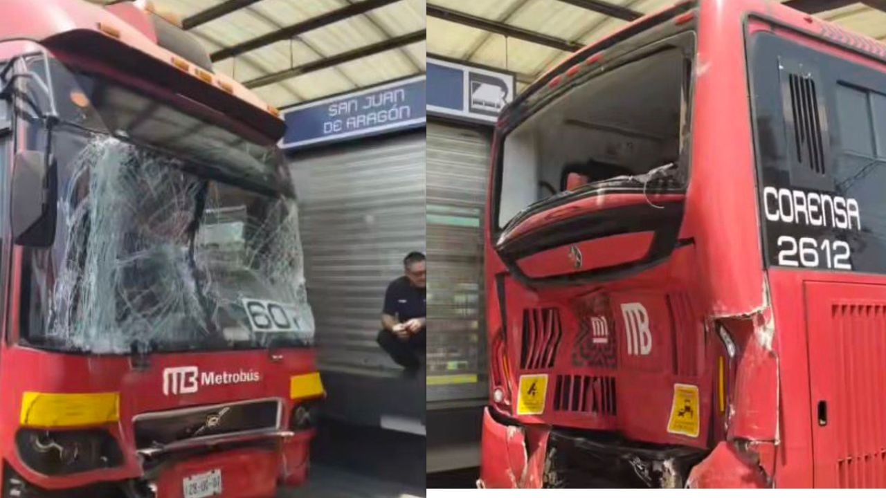 Choque de Metrobús en la GAM