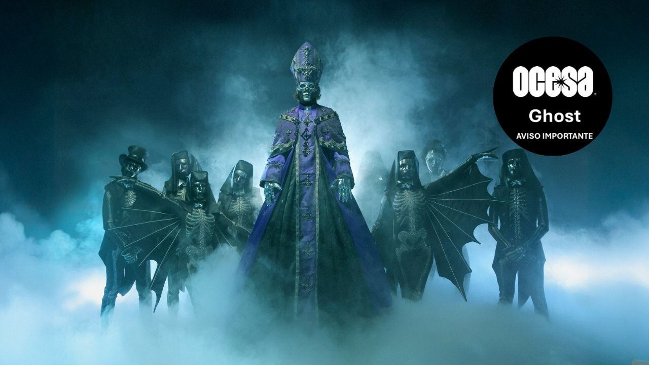El primer concierto de Ghost en CDMX fue cancelado.