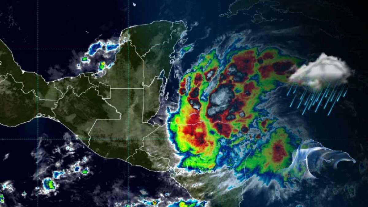 Tormenta tropical Sara afectará varias zonas de México con fuertes lluvias