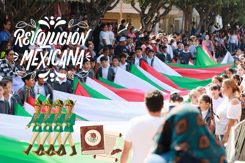 Desfile del 20 de Noviembre reúne a familias en Tlajomulco por los 115 años de la Revolución