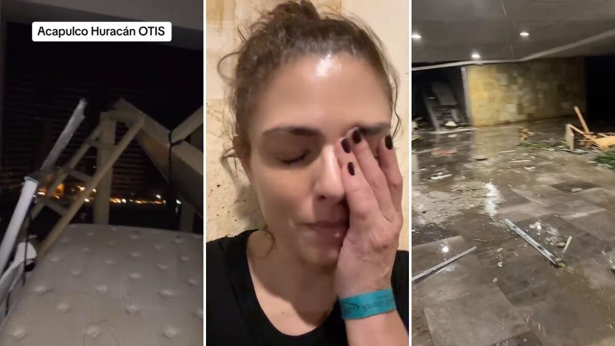 Testimonios del huracán Otis en Acapulco.