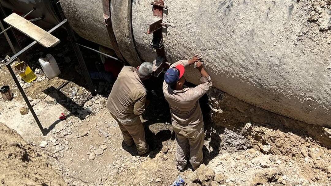 La reparación de acueducto Cerro Prieto empezó desde el 11 de julio.