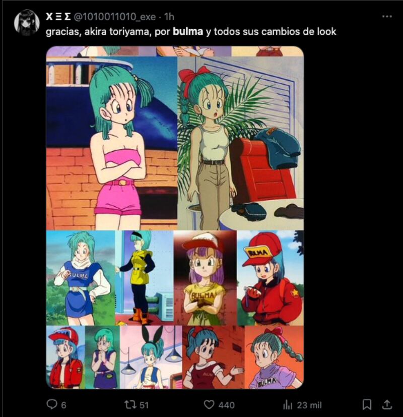 Fanáticas homenajean a Bulma de Dragon Ball en el 8M, tras la muerte de Akira Toriyama