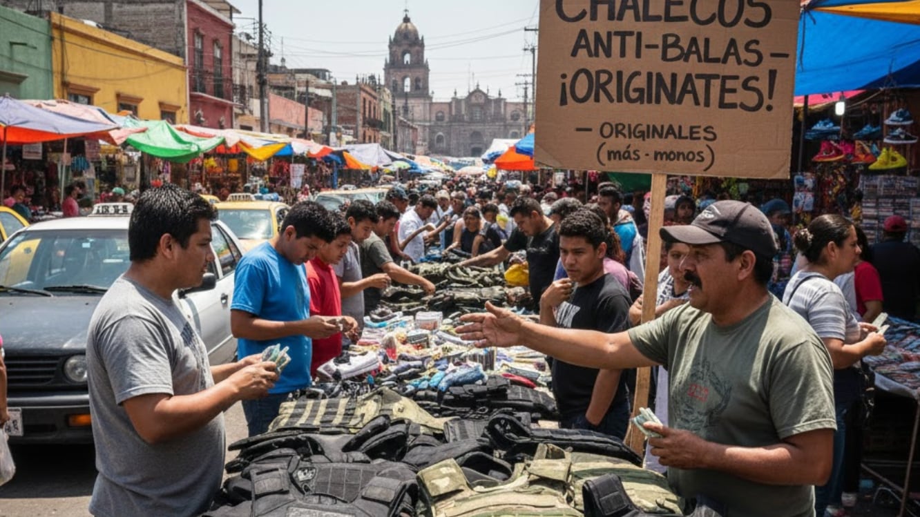 Venta de chalecos blindados piratas