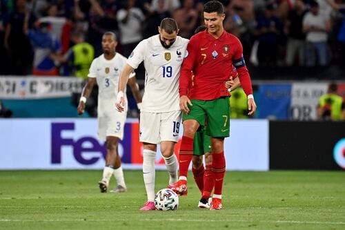 Portugal y Francia sellan empate en noche histórica de Cristiano Ronaldo