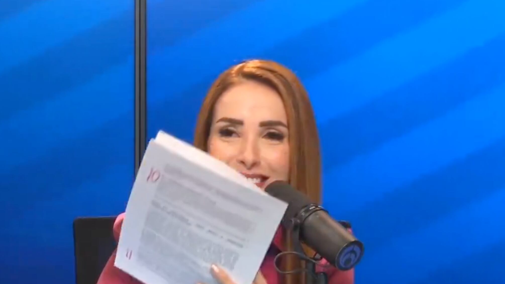 Entrevistó esta mañana a la exalcaldesa de Cuauhtémoc, Sandra Cuevas. (Especial)