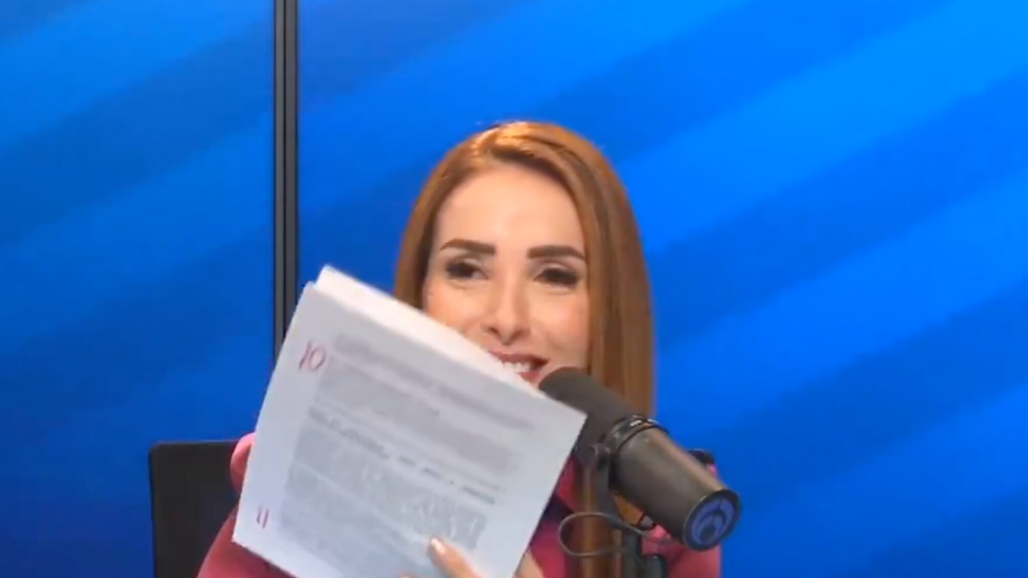 Entrevistó esta mañana a la exalcaldesa de Cuauhtémoc, Sandra Cuevas. (Especial)