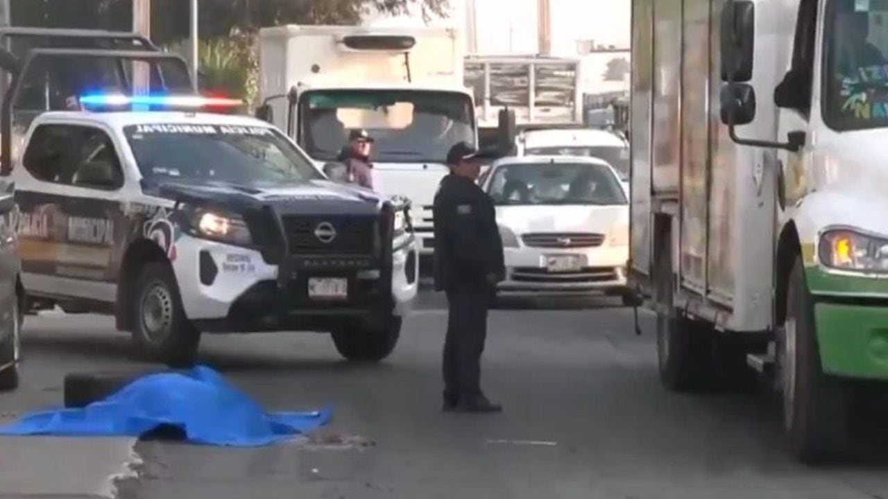 Tráiler arrolla a hombre en Ecatepec