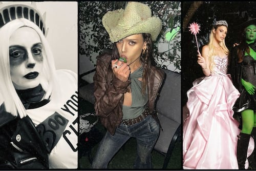 Anne Hathaway, Danna y Lele Pons presumieron su disfraz de Halloween en redes sociales